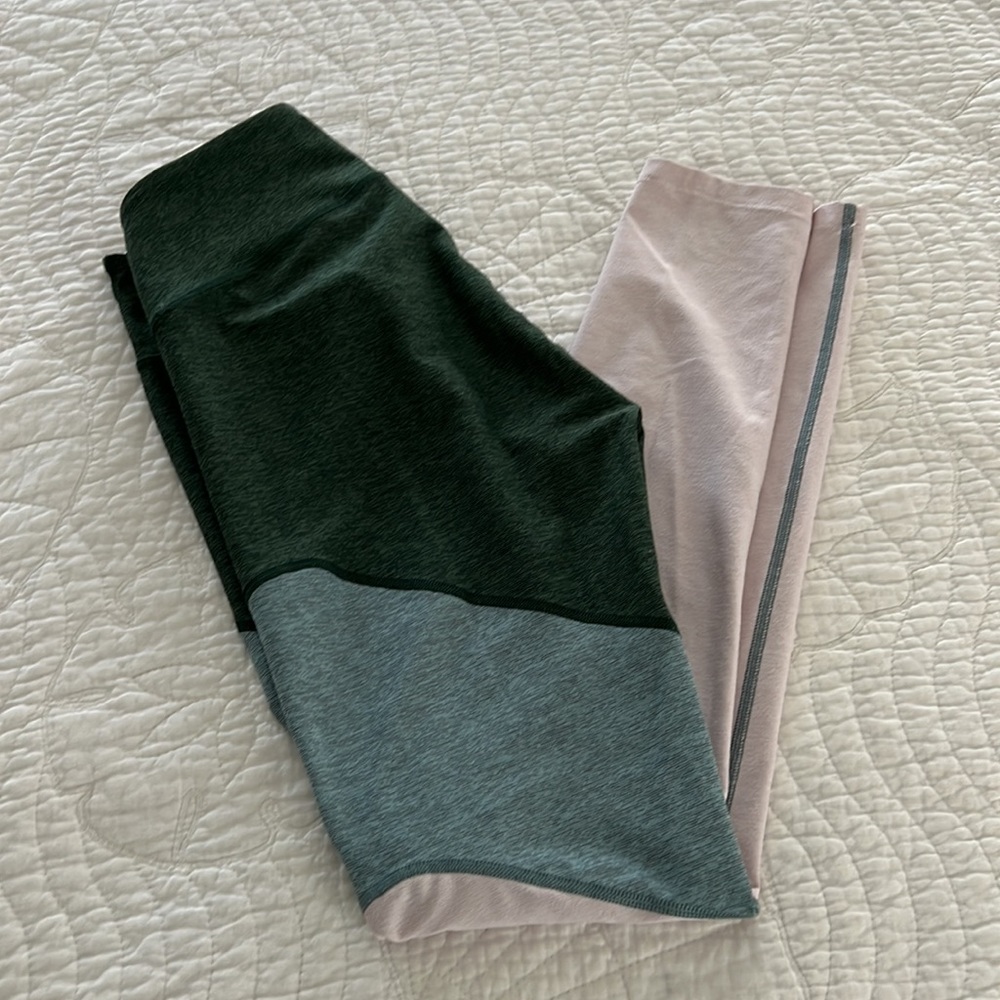 OUTDOOR VOICES TRI COLOR LEGGINGS